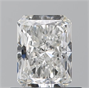 Natural Diamond 0.70 Carats, Radiant with  Cut, G Color, VS2 Clarity and Certified by GIA