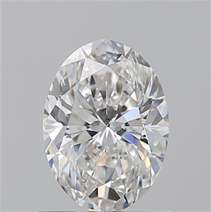 Picture of Natural Diamond 1.01 Carats, Oval with  Cut, F Color, SI1 Clarity and Certified by GIA