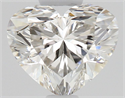 Natural Diamond 0.52 Carats, Heart with  Cut, I Color, VVS1 Clarity and Certified by GIA