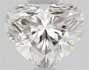 Picture of Natural Diamond 0.52 Carats, Heart with  Cut, I Color, VVS1 Clarity and Certified by GIA