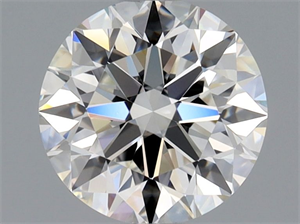 Picture of Natural Diamond 0.90 Carats, Round with Excellent Cut, H Color, VVS2 Clarity and Certified by GIA