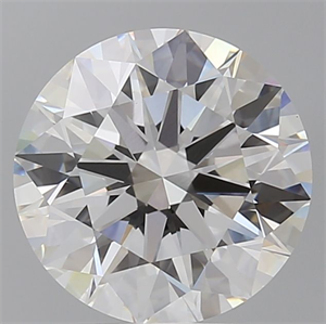 Picture of Lab Grown Diamond 4.09 Carats, Round with Ideal Cut, E Color, VS1 Clarity and Certified by IGI