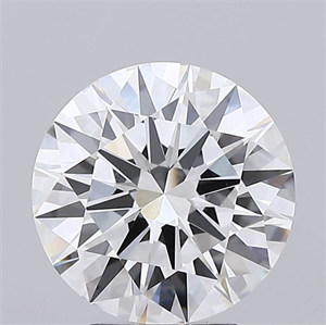 Picture of Lab Grown Diamond 3.01 Carats, Round with Ideal Cut, E Color, VVS2 Clarity and Certified by IGI