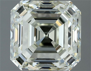 Picture of Natural Diamond 2.05 Carats, Asscher with  Cut, L Color, VVS2 Clarity and Certified by IGI