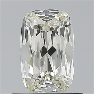Picture of Natural Diamond 0.51 Carats, Cushion with  Cut, J Color, VS1 Clarity and Certified by GIA