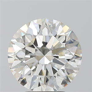 Foto Diamante Natural 3.53 quilates, Redondo , Color J, claridad VS2 y certificado GIA de