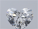 Natural Diamond 0.30 Carats, Heart with  Cut, E Color, VS1 Clarity and Certified by GIA