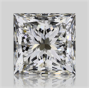 Natural Diamond 2.01 Carats, Princess with  Cut, J Color, VVS2 Clarity and Certified by GIA