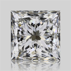 Picture of Natural Diamond 2.01 Carats, Princess with  Cut, J Color, VVS2 Clarity and Certified by GIA