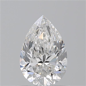 Foto Diamante Natural 0.90 quilates, De pera , Color F, claridad SI2 y certificado GIA de