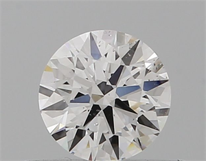 Picture of Natural Diamond 0.40 Carats, Round with Excellent Cut, E Color, SI1 Clarity and Certified by GIA