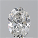 Diamante Natural 0.70 quilates, Ovalado , Color F, claridad SI1 y certificado GIA