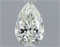 Natural Diamond 0.51 Carats, Pear with  Cut, J Color, VS1 Clarity and Certified by GIA