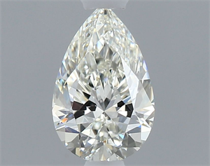 Picture of Natural Diamond 0.51 Carats, Pear with  Cut, J Color, VS1 Clarity and Certified by GIA