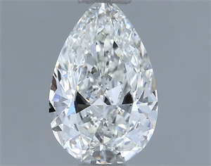 Picture of Natural Diamond 0.73 Carats, Pear with  Cut, G Color, IF Clarity and Certified by IGI