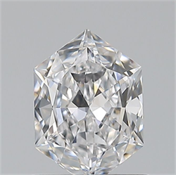Picture of Natural Diamond 0.70 Carats, HEXAGONAL with  Cut, D Color, VVS1 Clarity and Certified by GIA