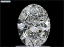 Natural Diamond 1.20 Carats, Oval with  Cut, D Color, SI2 Clarity and Certified by GIA