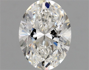 Picture of Natural Diamond 0.70 Carats, Oval with  Cut, F Color, SI1 Clarity and Certified by GIA
