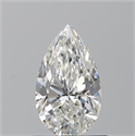 Natural Diamond 0.90 Carats, Pear with  Cut, H Color, VVS2 Clarity and Certified by GIA