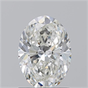 Natural Diamond 1.20 Carats, Oval with  Cut, H Color, VVS2 Clarity and Certified by GIA