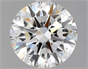 Diamante Natural 1.54 quilates, Redondo , Color I, claridad VVS2 y certificado GIA