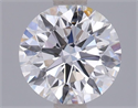 Lab Grown Diamond 1.47 Carats, Round with Ideal Cut, D Color, VS1 Clarity and Certified by IGI