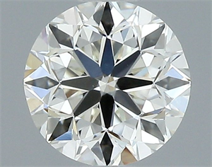 Picture of Natural Diamond 0.46 Carats, Round with Very Good Cut, H Color, VVS1 Clarity and Certified by IGI