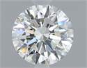 Natural Diamond 0.56 Carats, Round with Excellent Cut, H Color, VS2 Clarity and Certified by GIA