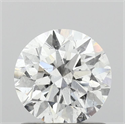 Natural Diamond 1.03 Carats, Round with Excellent Cut, E Color, I1 Clarity and Certified by GIA