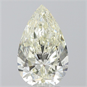 Diamante Natural 2.70 quilates, De pera , Color K, claridad SI1 y certificado HRD