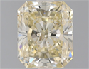 Natural Diamond 1.11 Carats, Radiant with  Cut, L Color, I1 Clarity and Certified by GIA