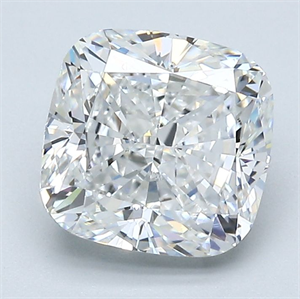 Foto Diamante Natural 2.51 quilates, Del cojín , Color F, claridad VS1 y certificado GIA de