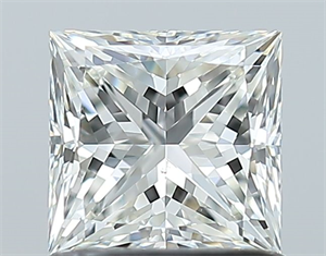 Picture of Natural Diamond 1.01 Carats, Princess with  Cut, I Color, VS2 Clarity and Certified by GIA