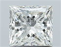 Natural Diamond 1.01 Carats, Princess with  Cut, I Color, VS2 Clarity and Certified by GIA