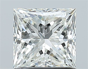 Picture of Natural Diamond 1.01 Carats, Princess with  Cut, I Color, VS2 Clarity and Certified by GIA