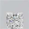 Natural Diamond 1.07 Carats, Princess with  Cut, H Color, VVS2 Clarity and Certified by GIA