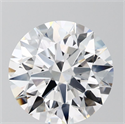 Lab Grown Diamond 3.52 Carats, Round with Ideal Cut, D Color, VS1 Clarity and Certified by IGI