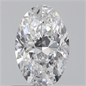 Diamante Natural 0.60 quilates, Ovalado , Color D, claridad VS2 y certificado GIA