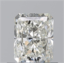 Natural Diamond 0.71 Carats, Radiant with  Cut, J Color, VVS1 Clarity and Certified by GIA