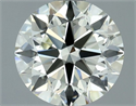 Natural Diamond 1.20 Carats, Round with Excellent Cut, K Color, VVS2 Clarity and Certified by IGI