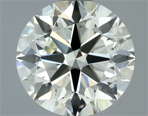Picture of Natural Diamond 1.20 Carats, Round with Excellent Cut, K Color, VVS2 Clarity and Certified by IGI
