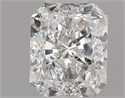 Natural Diamond 0.50 Carats, Radiant with  Cut, H Color, VS1 Clarity and Certified by GIA