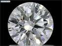 Natural Diamond 0.85 Carats, Round with Excellent Cut, J Color, I1 Clarity and Certified by IGI