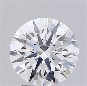 Picture of Lab Grown Diamond 2.59 Carats, Round with Ideal Cut, D Color, IF Clarity and Certified by IGI