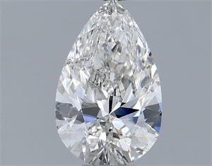 Foto Diamante Natural 0.50 quilates, De pera , Color H, claridad SI1 y certificado GIA de