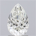 Diamante Natural 1.40 quilates, De pera , Color K, claridad SI2 y certificado GIA
