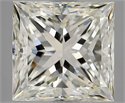 Diamante Natural 5.02 quilates, Princesa , Color K, claridad VS2 y certificado GIA