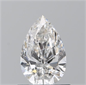 Diamante Natural 0.71 quilates, De pera , Color F, claridad VVS2 y certificado GIA