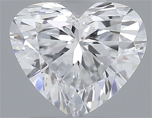 Picture of Natural Diamond 0.30 Carats, Heart with  Cut, D Color, VVS1 Clarity and Certified by GIA