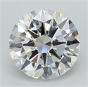 Lab Grown Diamond 1.50 Carats, Round with Excellent Cut, D Color, VS2 Clarity and Certified by IGI